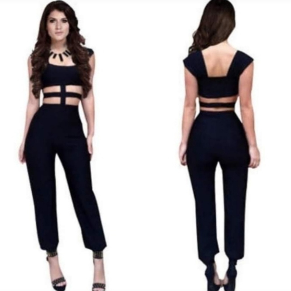 "Sexy" cut-out jumpsuit